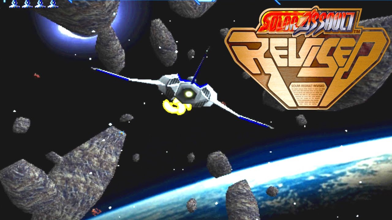 Solar Assault Revised - Arcade Rail Shooter (Konami 1997)