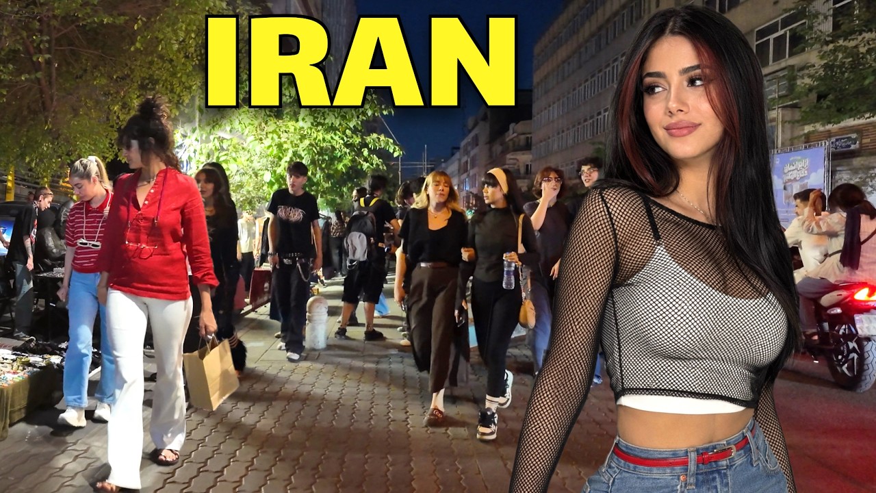 Living in IRAN | Tehran Most Fancy Neighborhood Nightlife ...