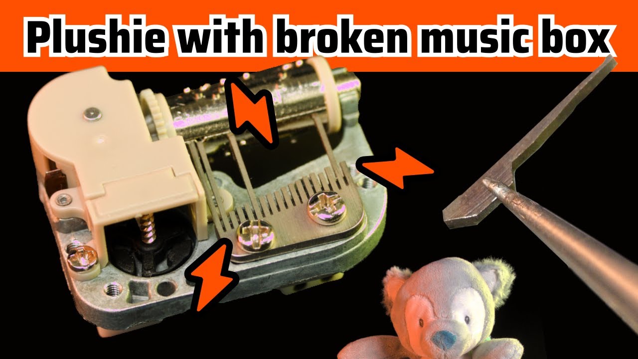 Replacing broken music box in a plush toy | Tiloo's day at the spa | Fixing Forge