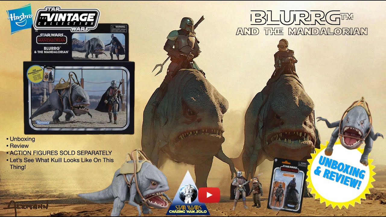 Star Wars: The Vintage Collection BLURRG & The Mandalorian (Arvala 7) VC 335