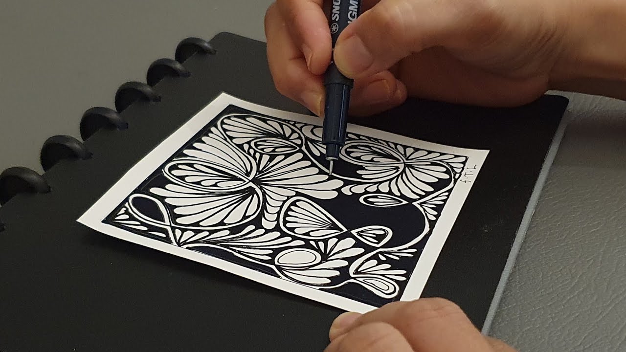 Eps. 45 Free lines Drawing Zentangle Patterns 01 | Doodle art | Drawing art | Line art