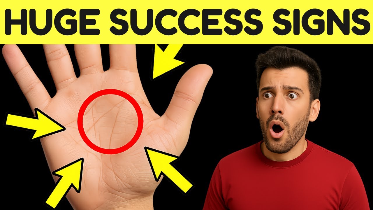Top 7 Palm Signs That Reveal You Are Destined for HUGE Success In Palmistry
