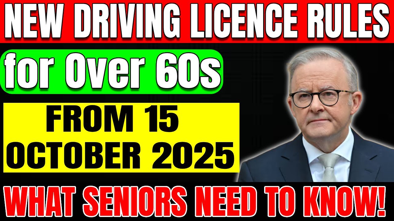 New Australia Driving Licence Rules for Over 60s Starting 15 October 2025 &ndash; What You MUST Know Now!
