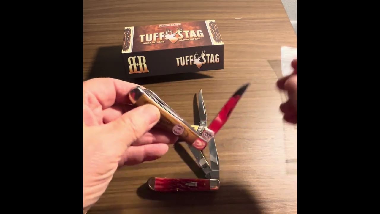 Rough Rider Tuff Stag compared to Case Mini Trapper