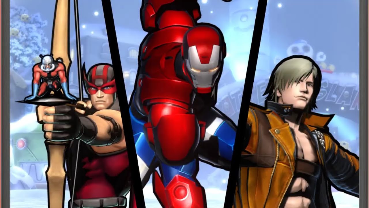 Requested ULTIMATE MARVEL VS. CAPCOM 3 Iron Man/Hawkeye/Dante Arcade Gameplay