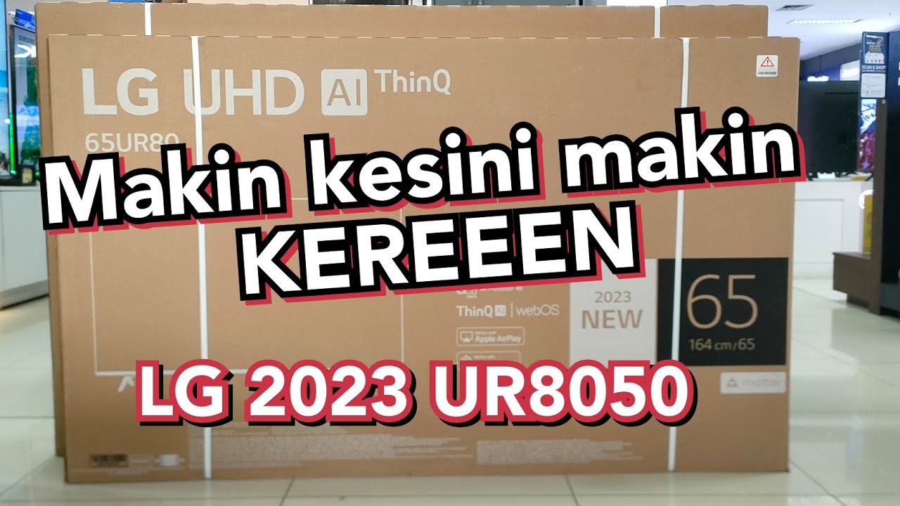 REVIEW LG SMART TV SERIE UR8050 2023 ‼️ TAMPILAN MAKIN KEREN AJA NIH ‼️