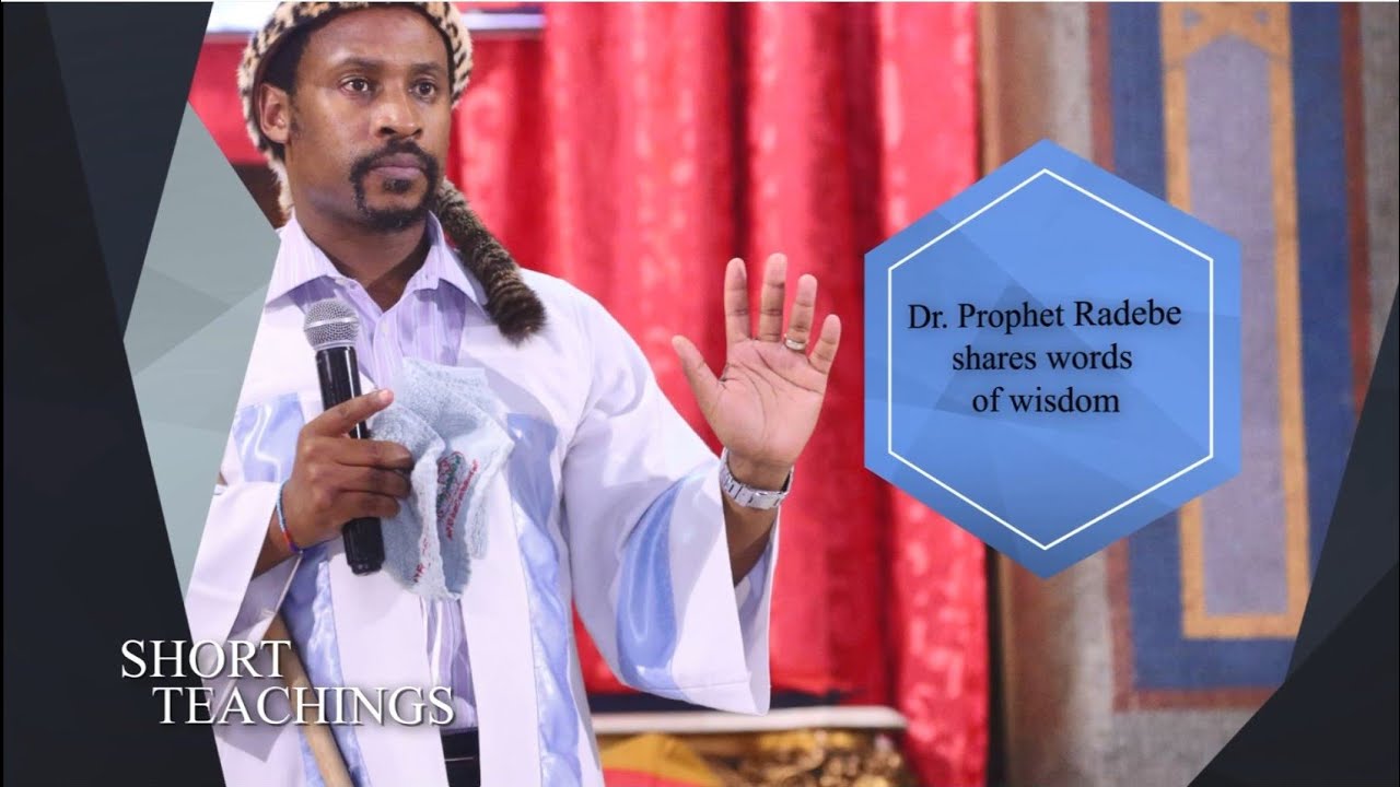 Words of Wisdom by Dr. Prophet Radebe - Learn to rely on God
