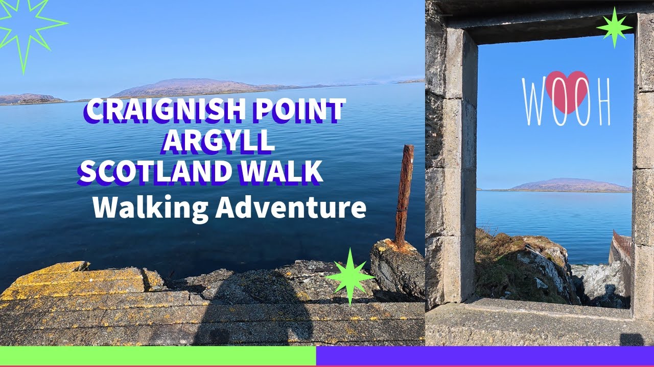 Craignish Point Walking Beautiful Blue Sea North Argyll Scotland