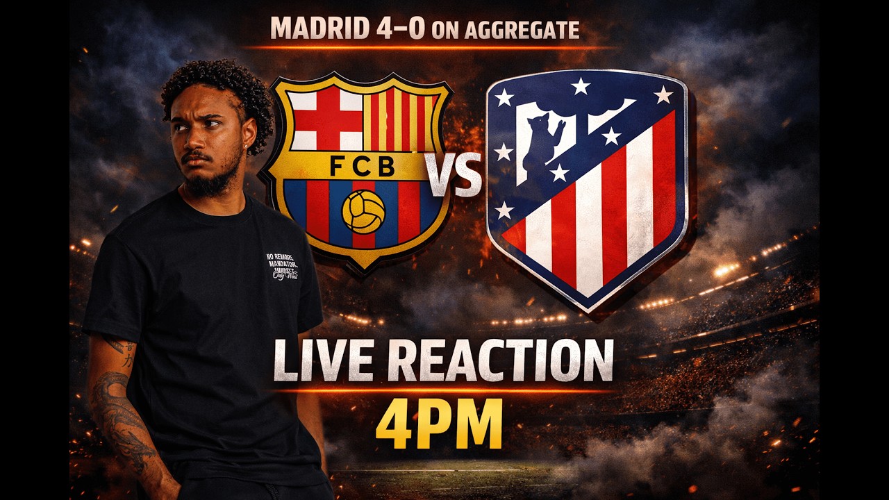 🔴 Reacting To Remontadas | Fc Barcelona Vs Atletico Madrid | 4-0 Avg in favor Madrid