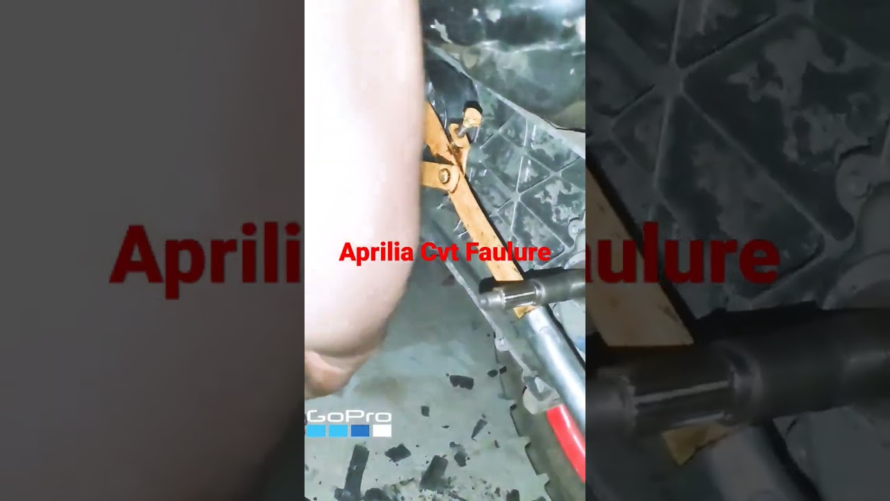 #Aprilia #cvtbelt #failure #beltchange #sr150