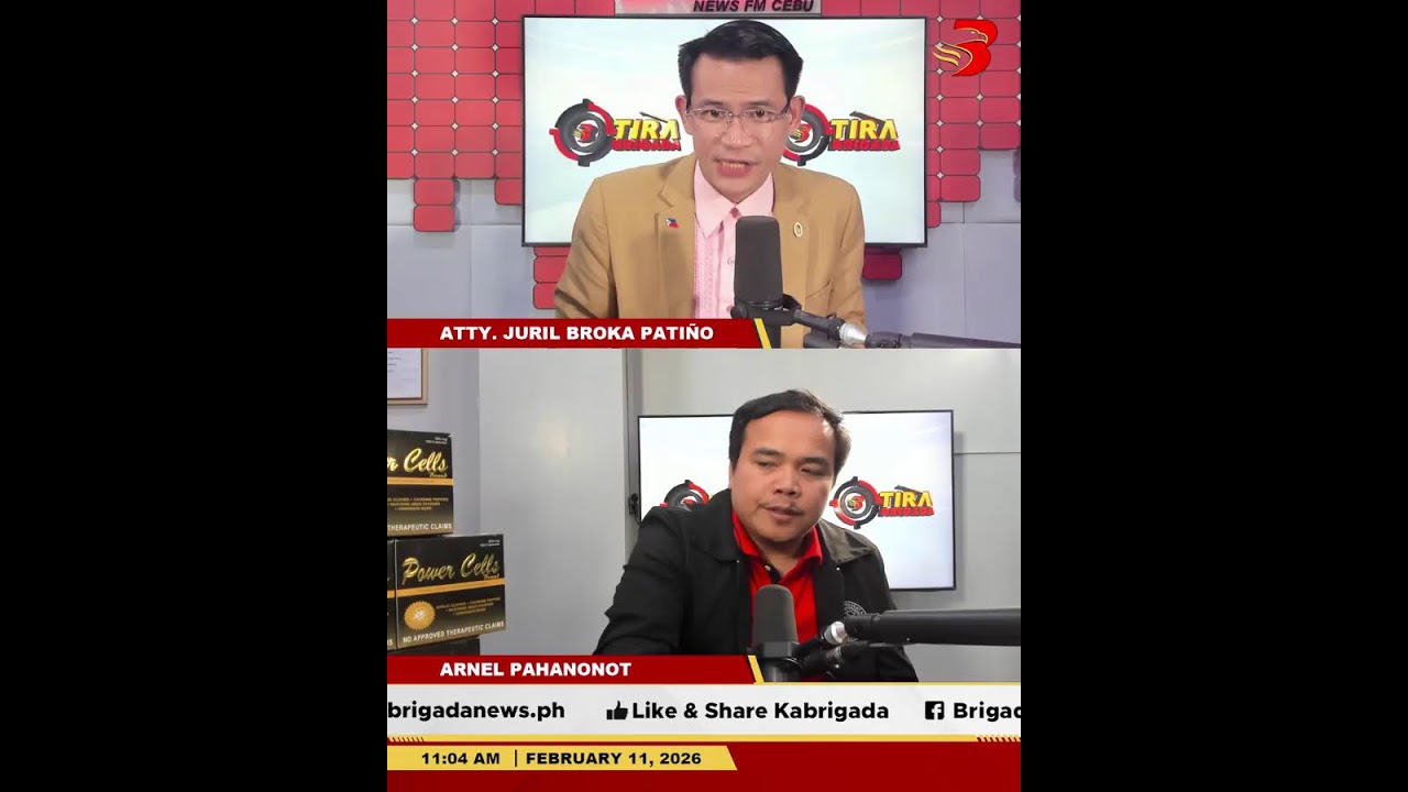 𝐓𝐈𝐑𝐀 𝐁𝐑𝐈𝐆𝐀𝐃𝐀 FEBRUARY 11, 2026 | WEDNESDAY 90.7 BRIGADA NEWS FM CEBU