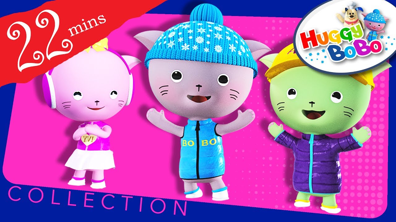 Three Little Kittens | Plus Lots More Nursery Rhymes | By HuggyBoBo