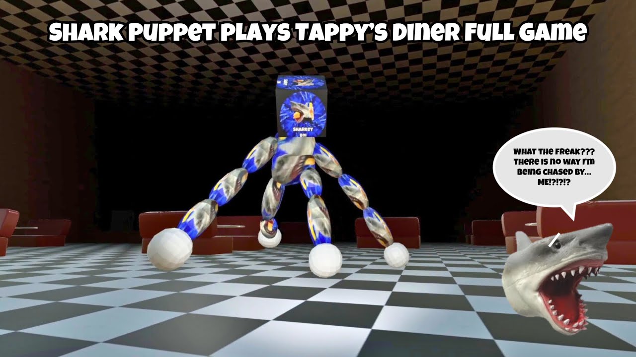 SB Movie: Shark Puppet играет в Tappy’s Diner полную версию игры!
