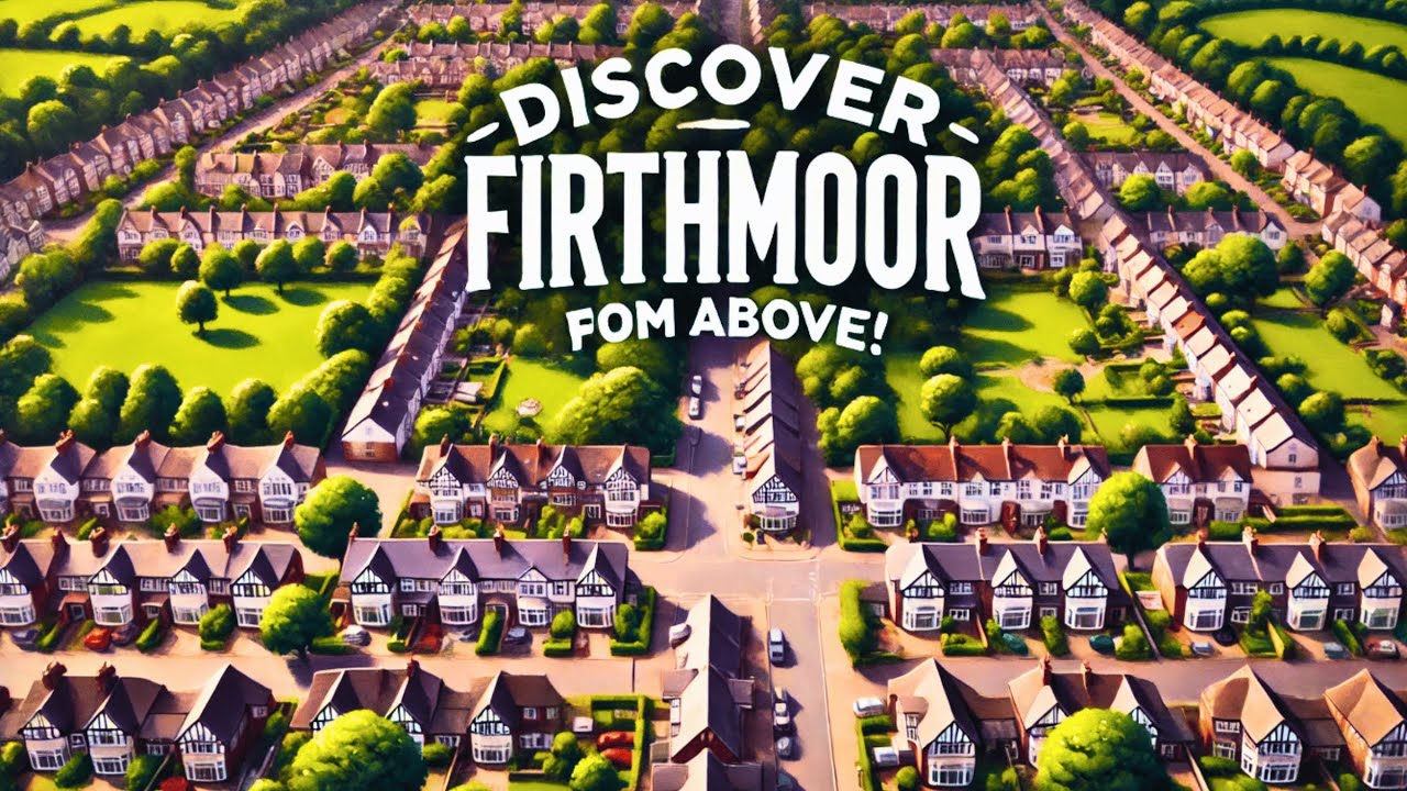 Firthmoor, Darlington: A Neighborhood Aerial Showcase | 4K Drone Views
