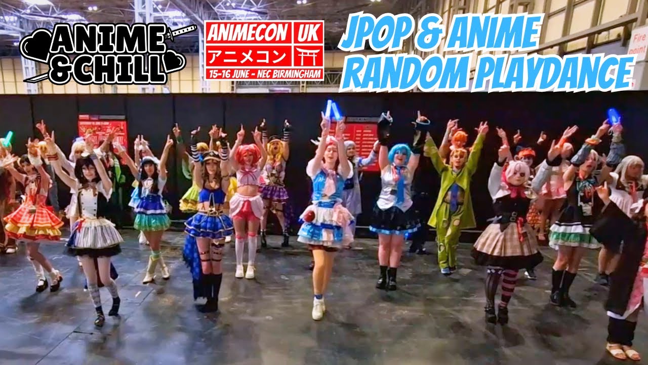 Anime Random Dance in the UK 🇬🇧 [Animecon Birmingham 2024] #アニソンランダムダンス