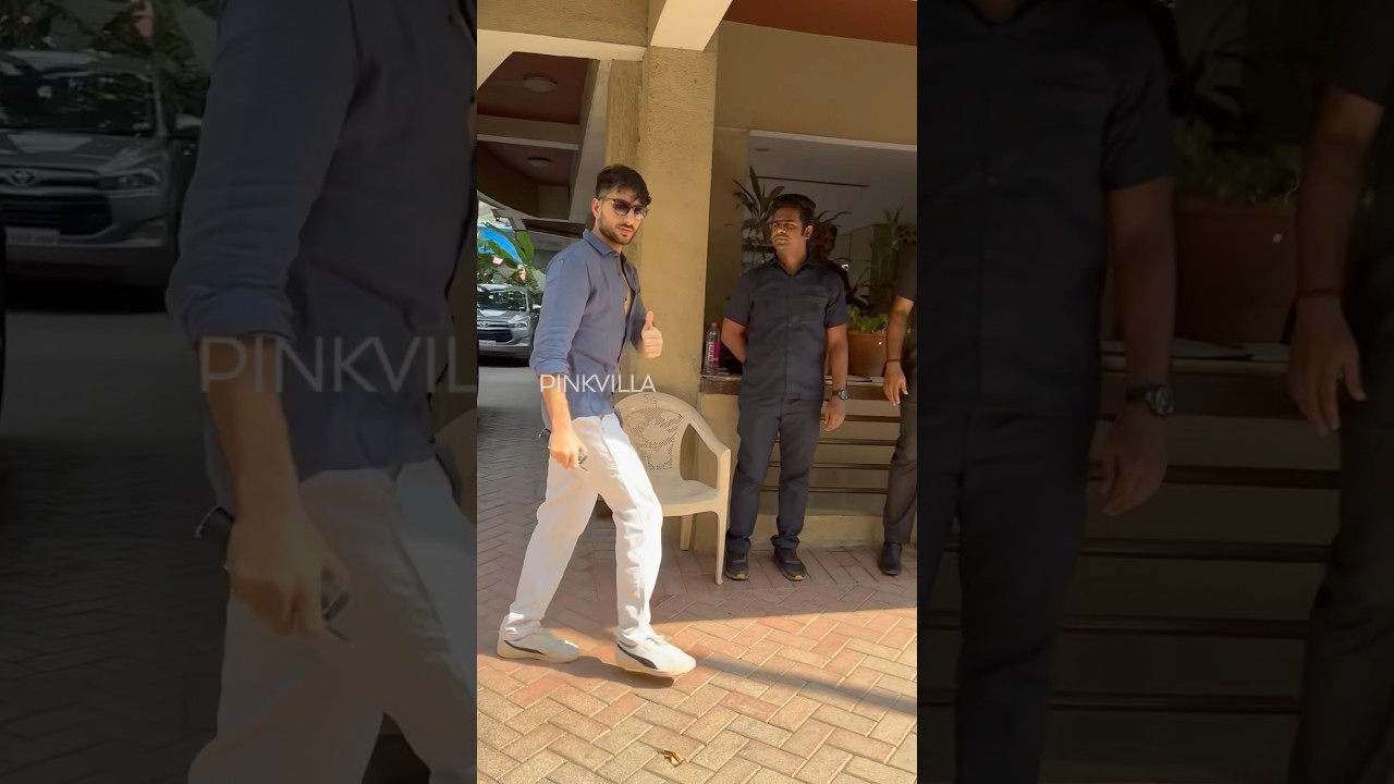 Ibrahim Ali Khan ARRIVES at DAD Saif Ali Khan&rsquo;s house❤️ | #shorts #bollywood