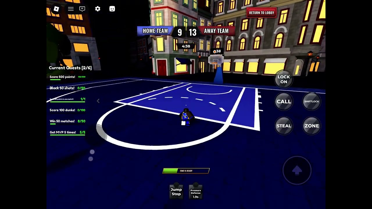 Basket ball zero! Then playing with Manuel
