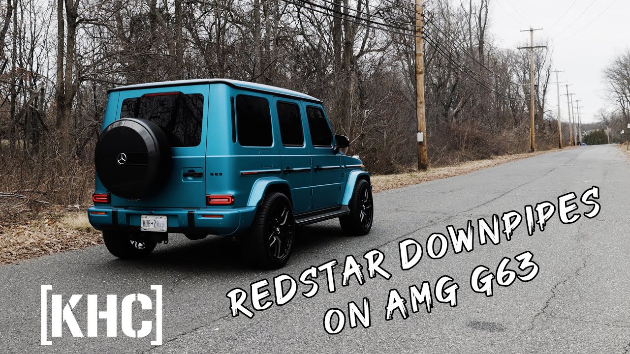 AMG G63 Gets Redstar Downpipes