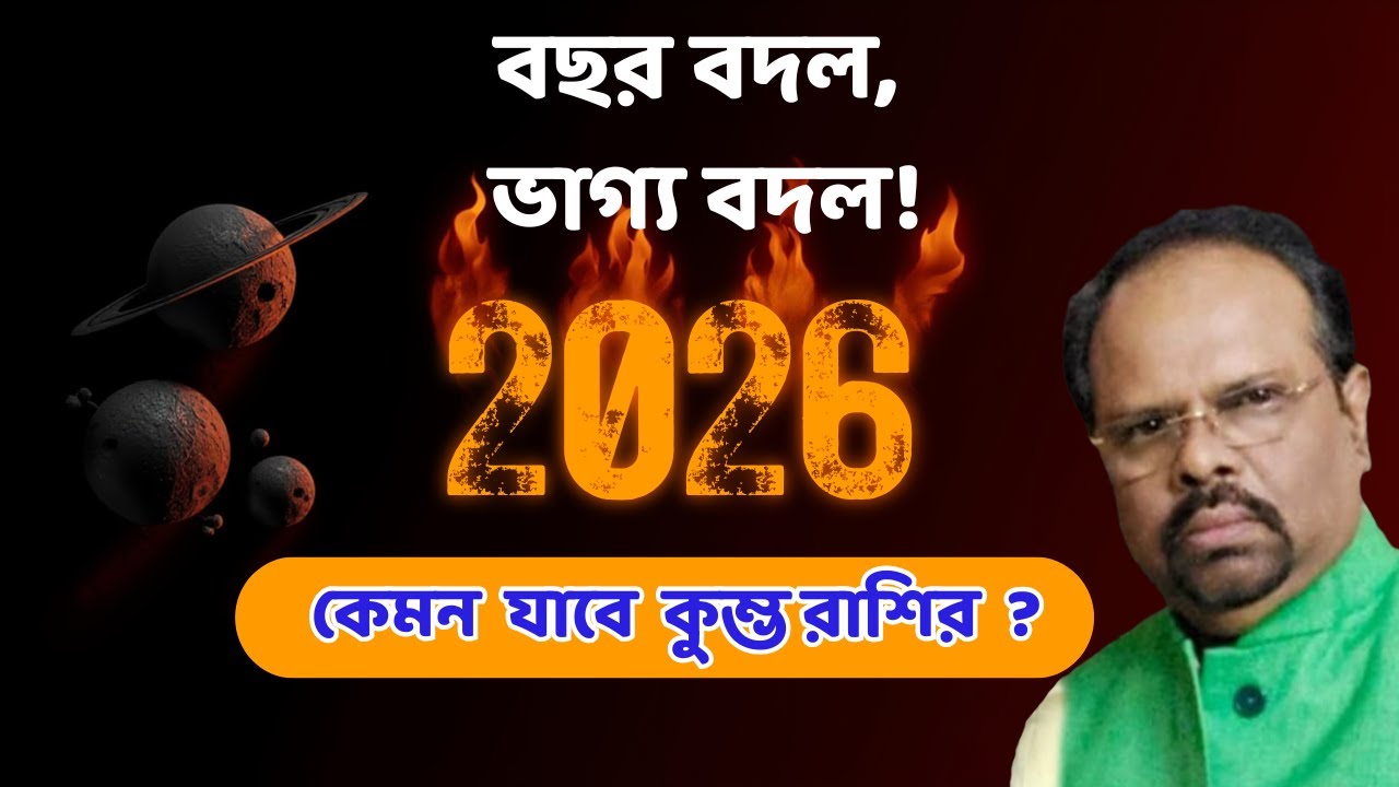 ২০২৬ কুম্ভ রাশির জন্য ভাগ্য বদলের বছর?   সম্পূর্ণ রাশিফল বিশ্লেষণ !