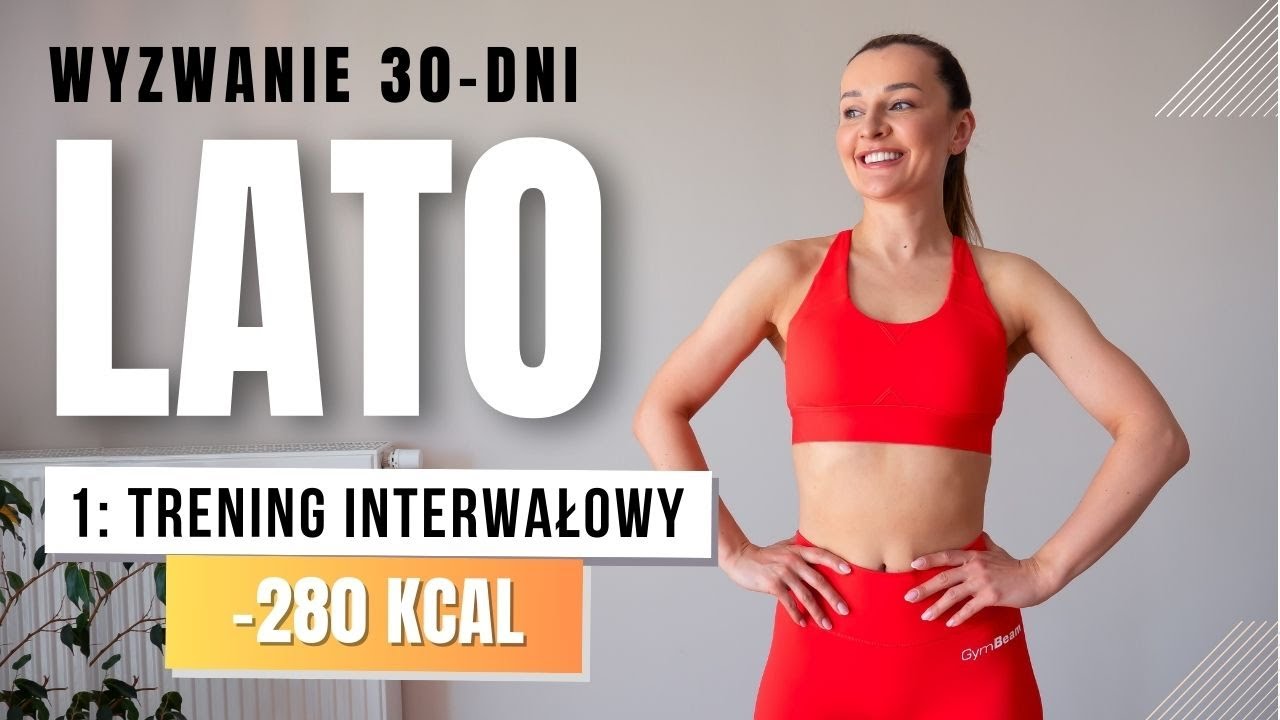 WYZWANIE LATO 🔥1: Trening odchudzający HIIT -280 KCAL