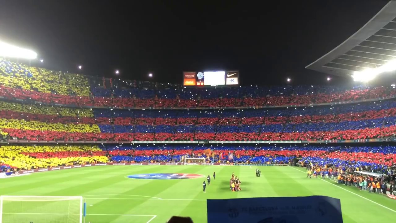 Himne del Barça a cappella des de la grada | Clàssic Barça 2-1 Madrid 2015