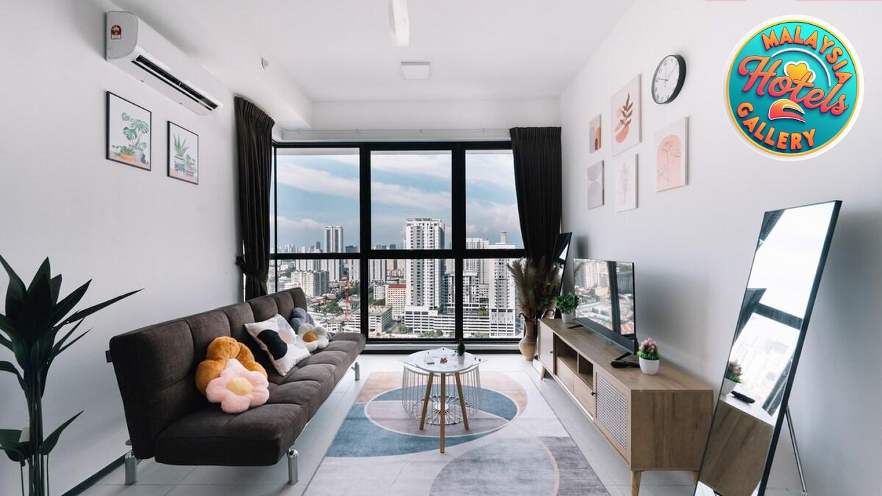Infinity Pool Seaview Urban Suite #2Carparks #2BR | Penang, Malaysia | Hotel Review 🏨