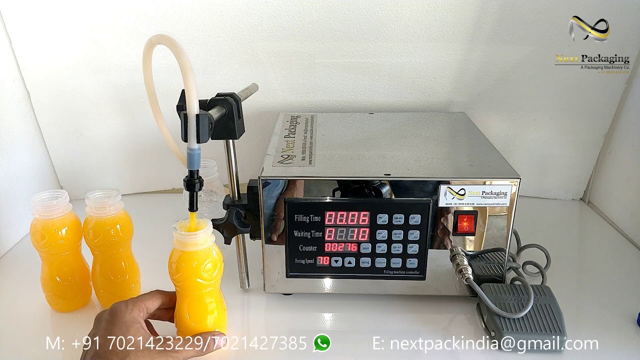 Digital Mango juice filling machine