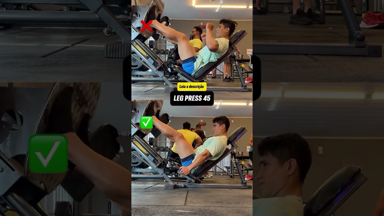 Leg press 45 -  como fazer corretamente ☝️#treino #treinodeperna #quadriceps #legpress #legworkout