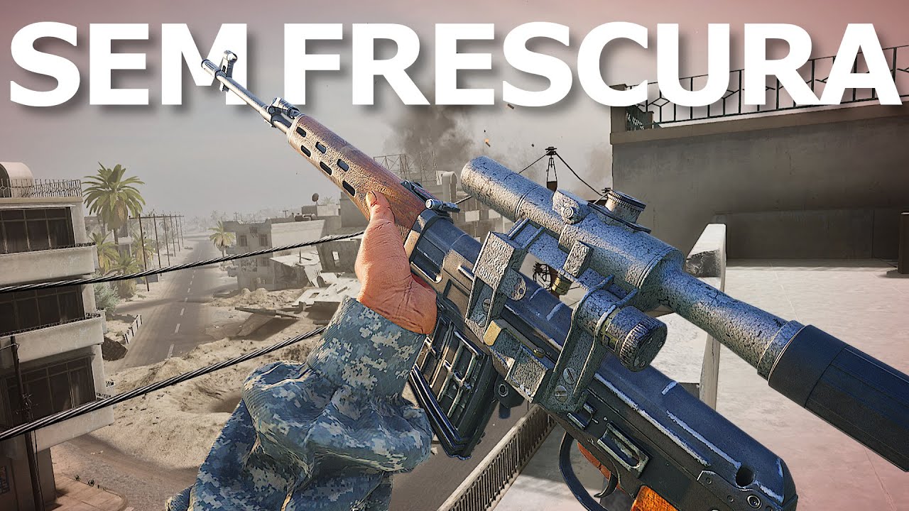 Adoro a balística de longas distâncias de squad, sem aquelas frescuras dos fps modernos!