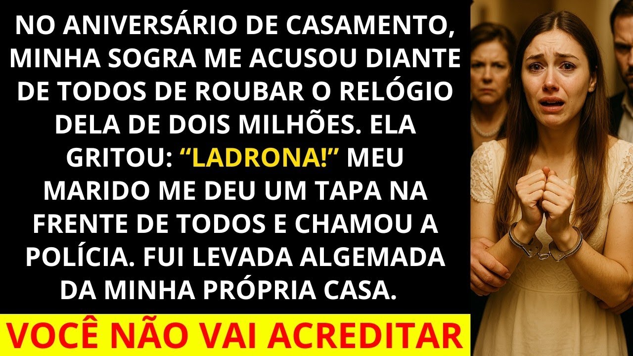 Acusada pela sogra de roubar um relógio caríssimo ela foi humilhada no seu aniversário de casame