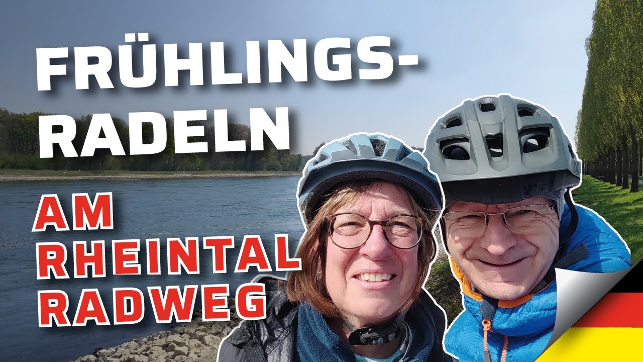 Frühlingsradeln am Rheintal-Radweg von Karlsruhe nach Mainz