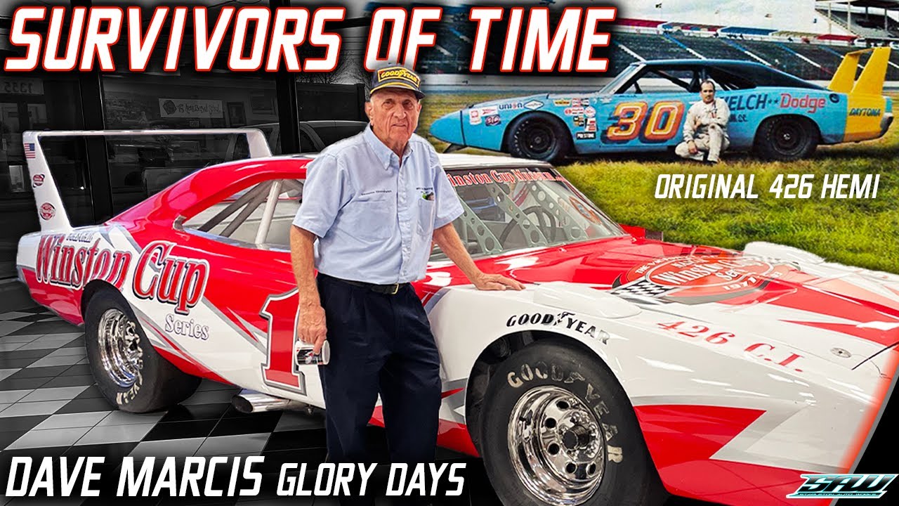 Выживший Dodge Charger Daytona воссоединился со своим гонщиком NASCAR! (Крылатый воин Дэйва Марсиса)