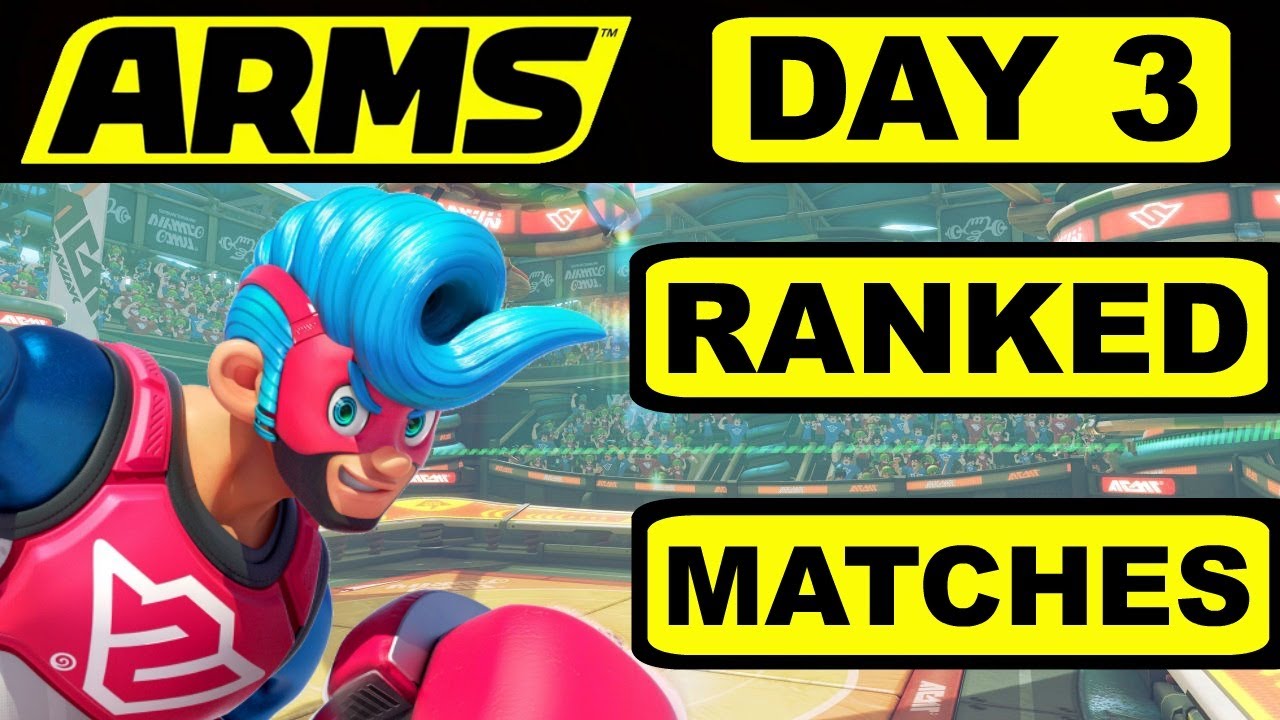 ARMS Ranked Matches DAY 3 Spring Man Gameplay!