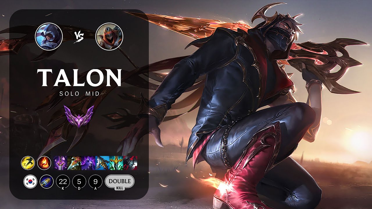 Talon Mid vs Zed - KR Master Patch 13.11