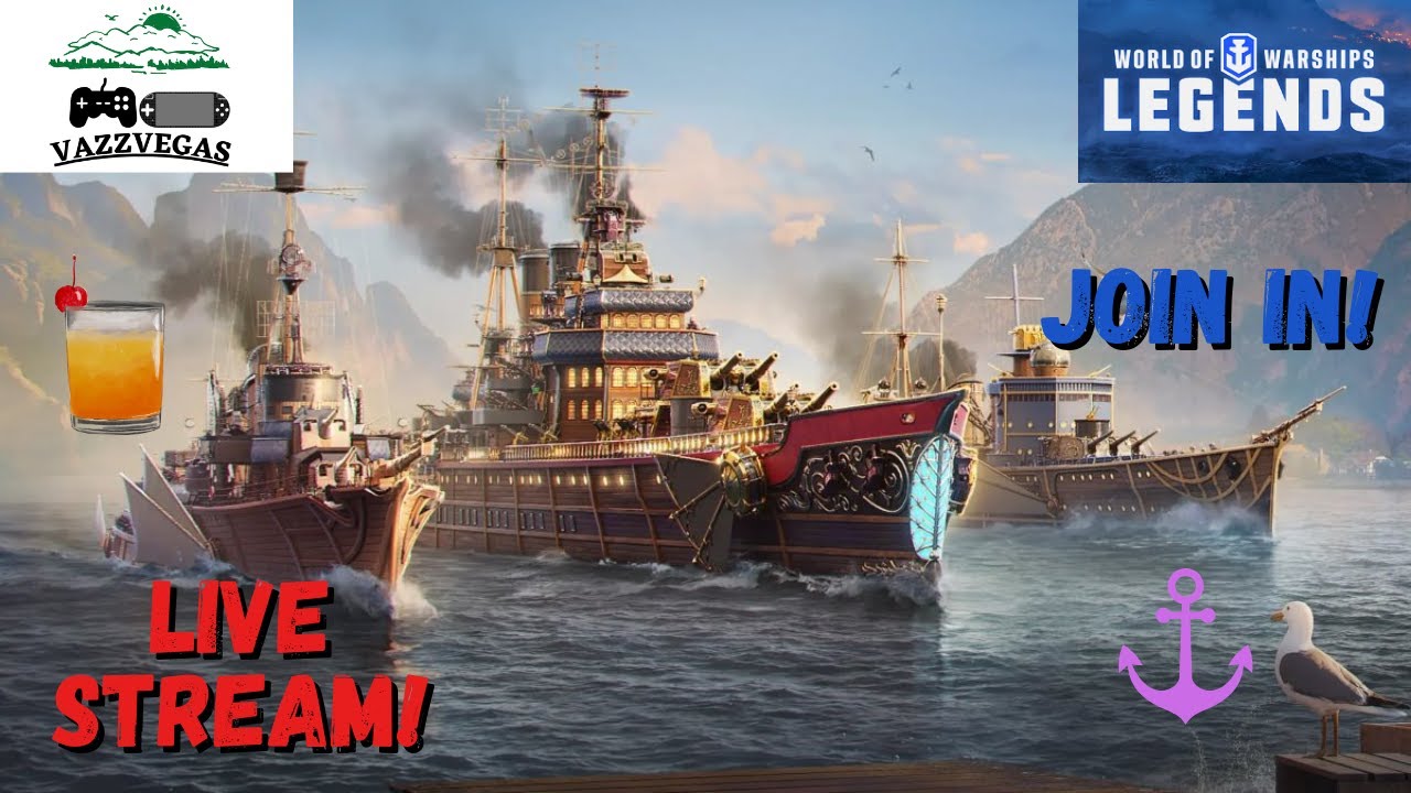 2v2 T8 Ranked & The Blücher Campaign | Live Stream | World of Warships: Legends PS5 XBOX Series S/X