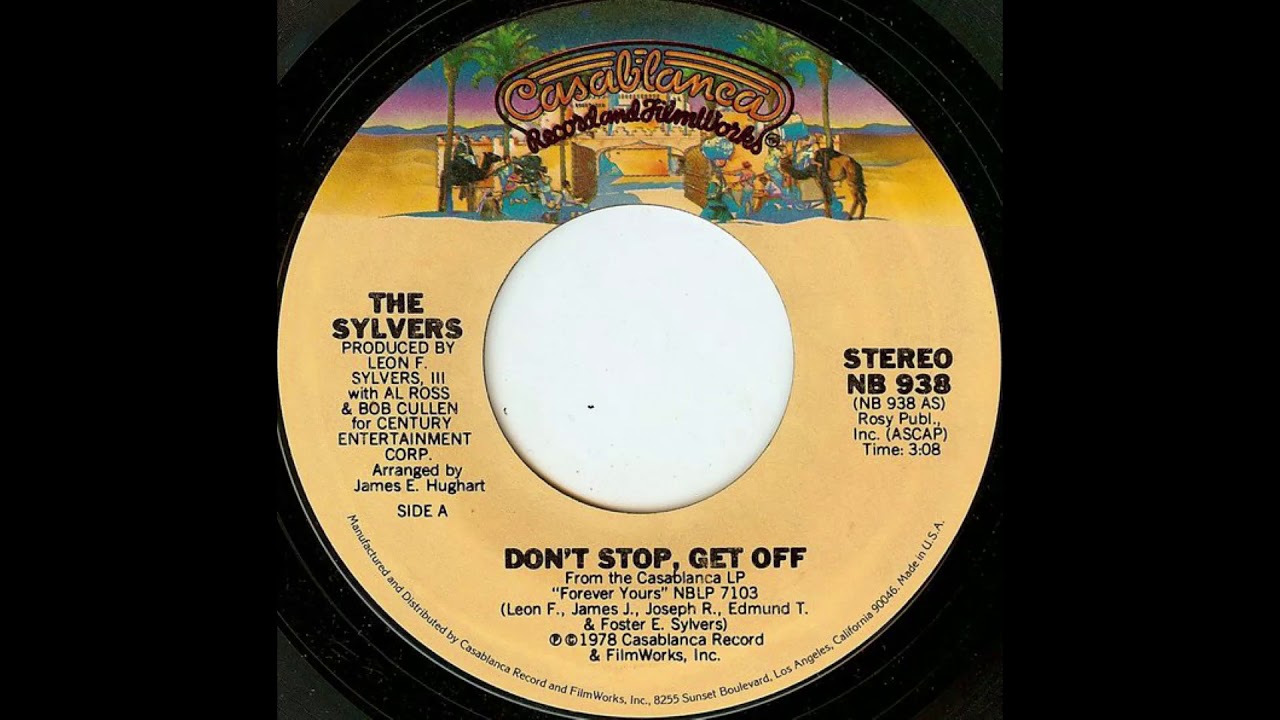 THE SYLVERS - don´t stop,get off (7 version)