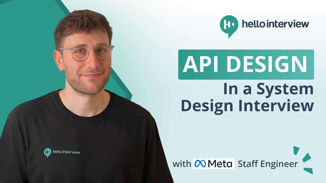 API Design in System Design Interviews w/ Meta Staff Engineer