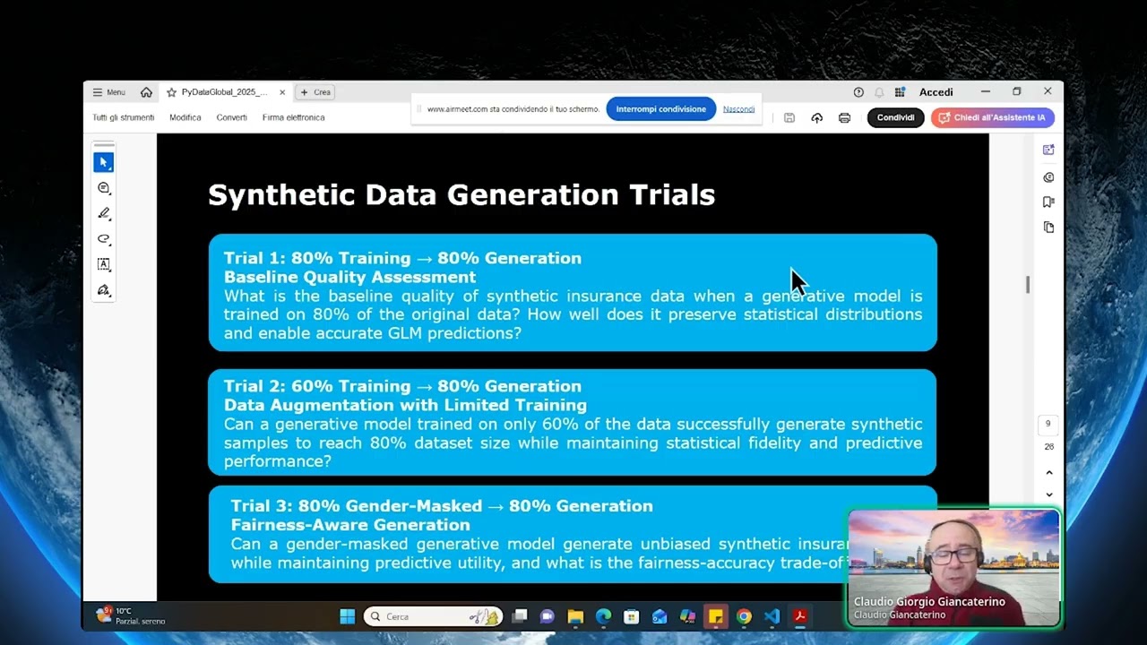 Claudio Giorgio Giancaterino-Harnessing Generative Models for Synthetic Non-Life Insurance Data