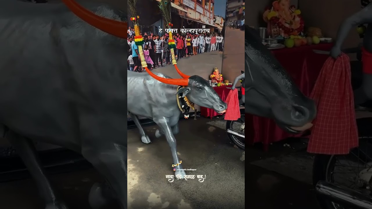 kolhapur unique ganpati #trending #viral #kolhapur #kolhapurcharaja #lalbaugcharaja #lalbaug