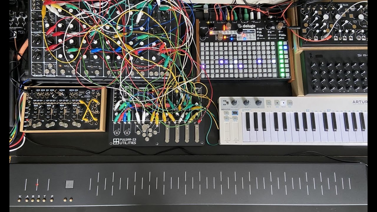 SOMA Flux, SOMA Pulsar-23, Synthstrom Deluge -Jam (fragile heroes)