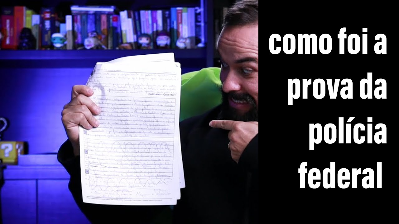 Como foi a prova da Polícia Federal - impressão dos professores