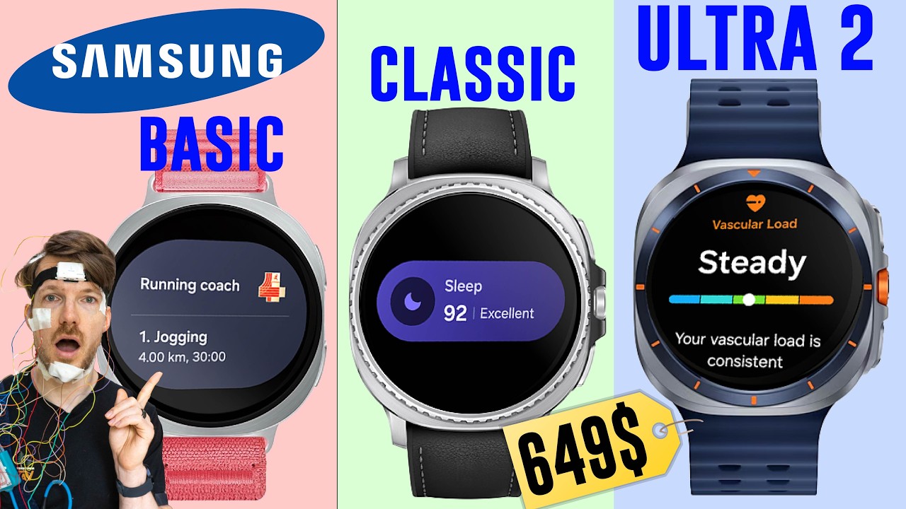 NEW Samsung Galaxy Watch 8/Ultra: Better Sensors? A Scientist's Thoughts.