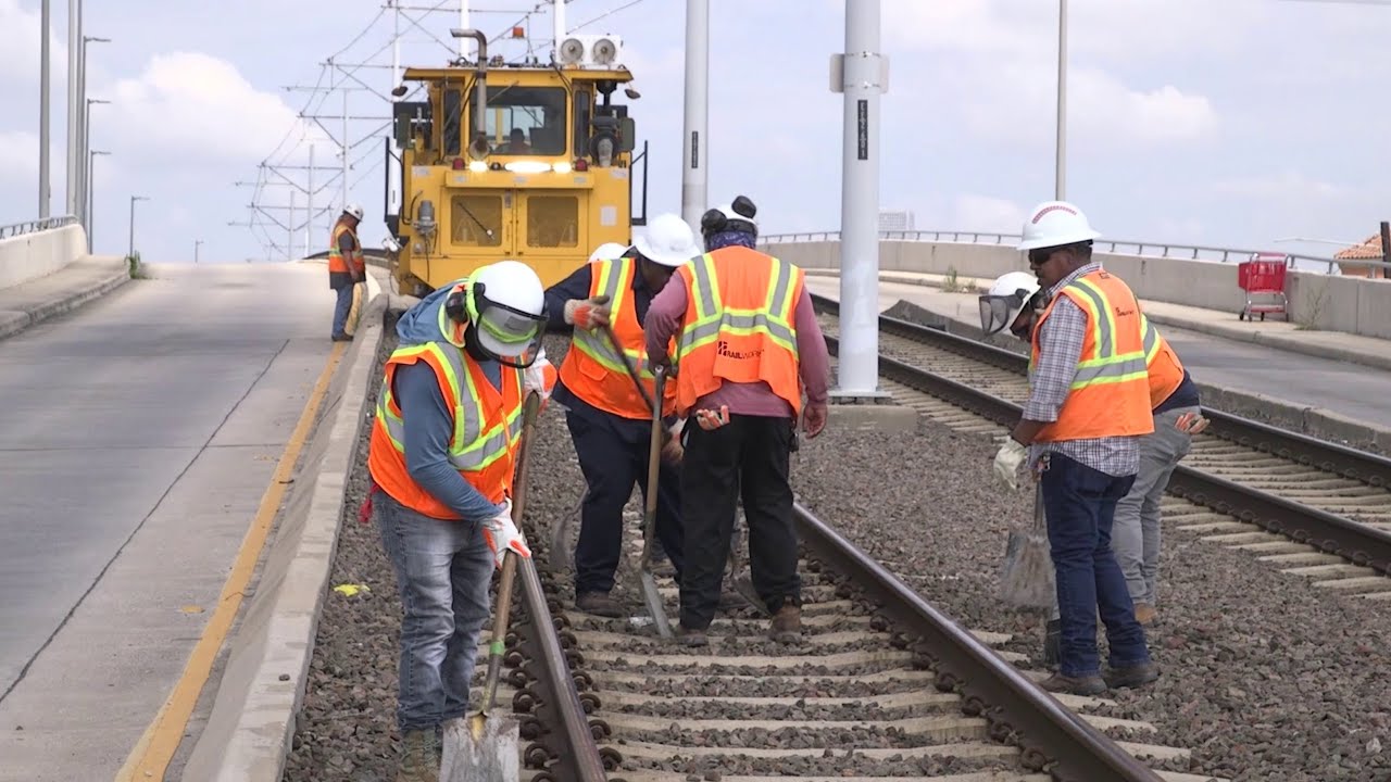 Super Duty Jobs: Tamping METRORail to Give You a Safe, Smooth Ride
