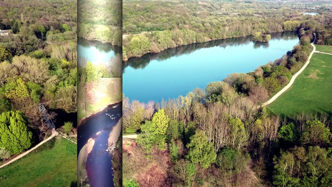 Clifton Country Park & Marina drone footage