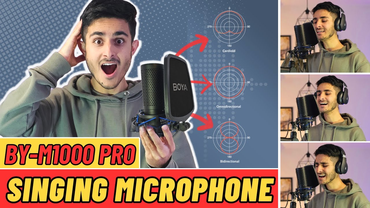 Best Singing Microphone BY-M1000 Pro Review | Home Studio Mic