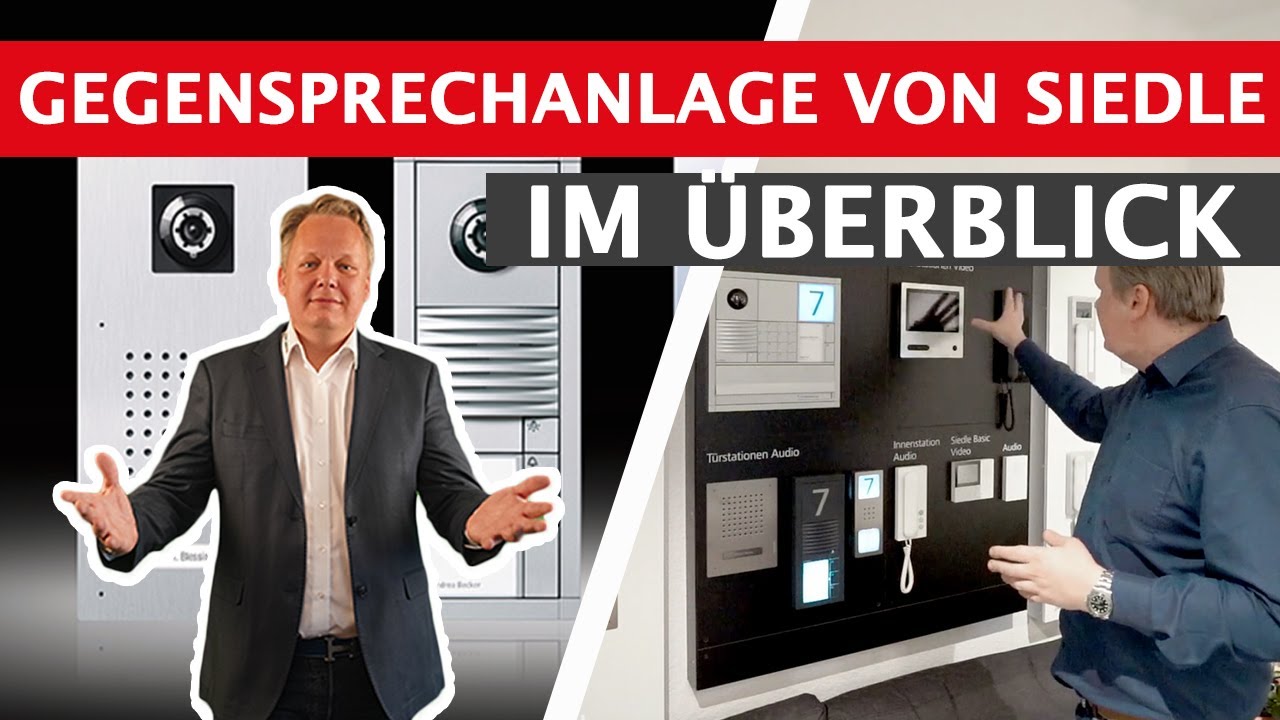Siedle Gegensprechanlage | Design und Funktionalität in perfekter Harmonie