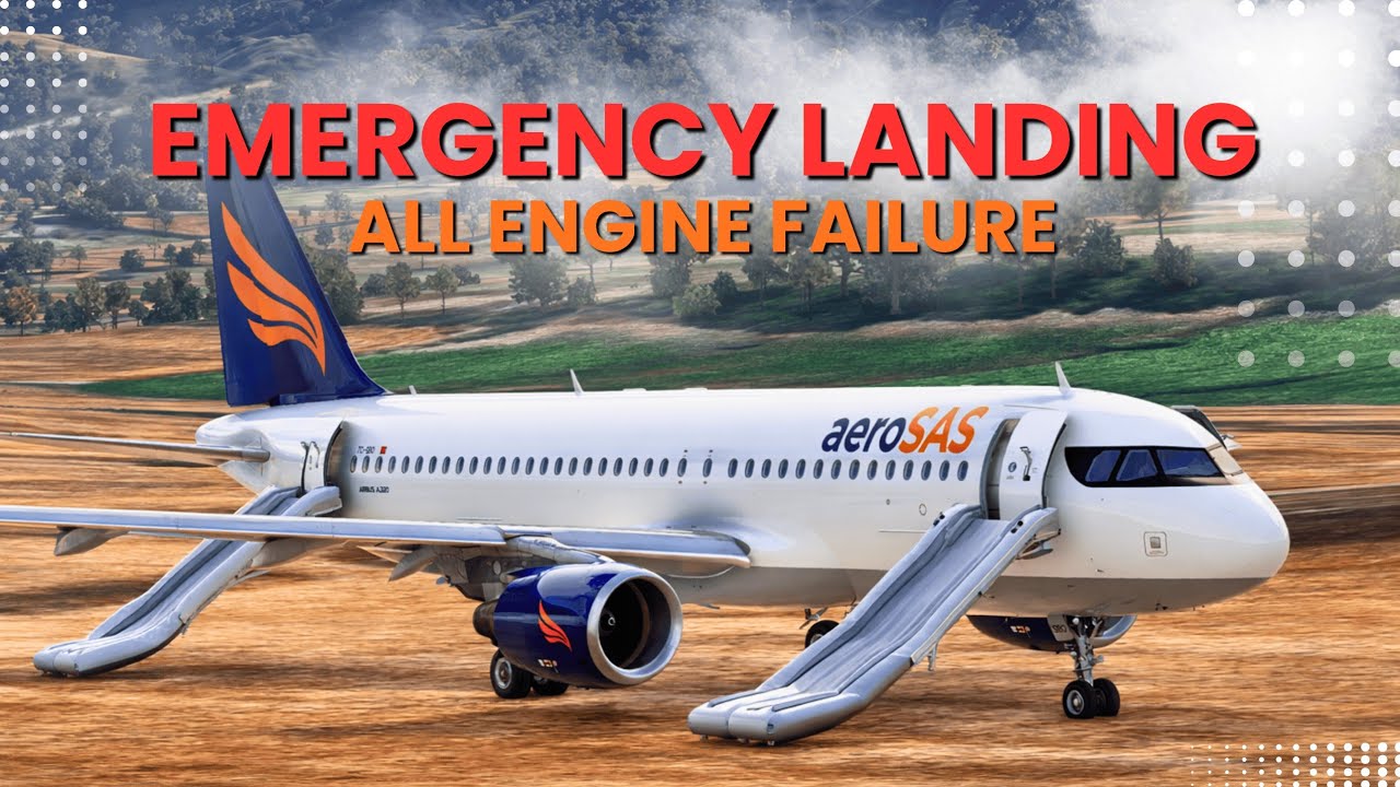 [P3D & FSLabs] | Airbus A320 | All Engine Failure | Emergency Landing