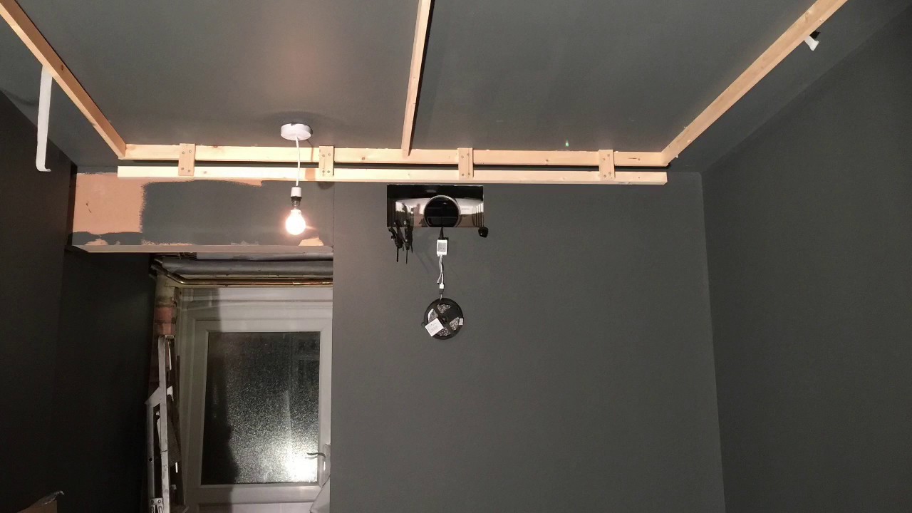 GARAGE to DIY home cinema (in 4mins) updated