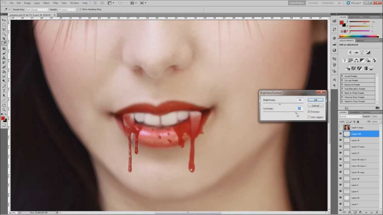 Girl TRANSFORMED into Vampire