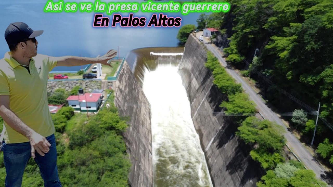 Así se ve la presa Vicente Guerrero en Palos Altos municipio de Arcelia Guerrero  visitémosla juntos